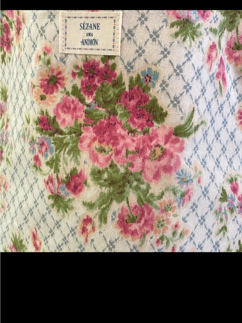 Sezane Cotton Floral Tote Bag - Picture 7 of 7